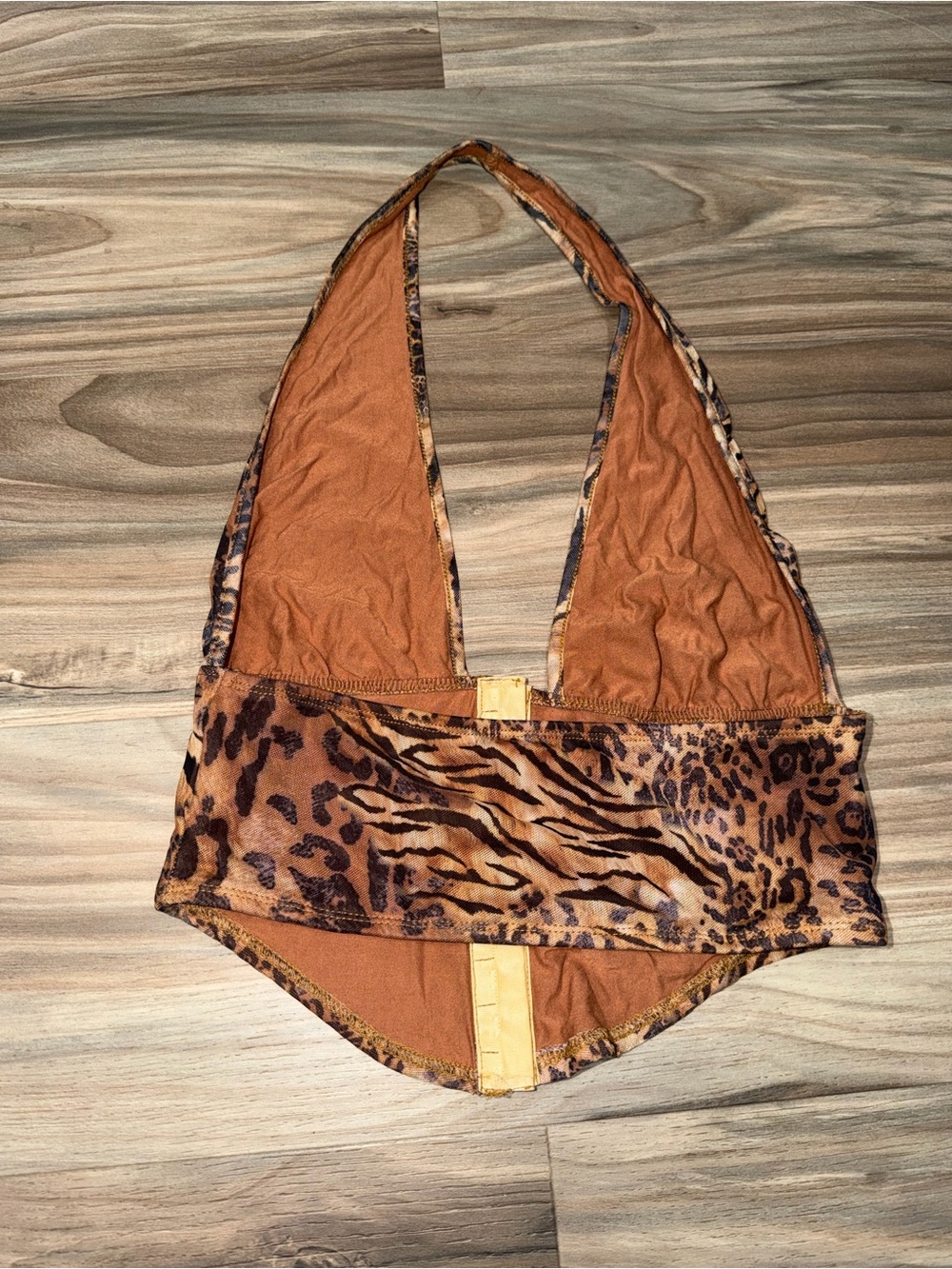 Animal Print Corset Top - Picture 2 of 4